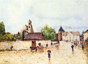 Moret am Loing im Regen Alfred Sisley